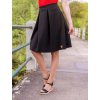 Sukně do pasu LESLIE, černá