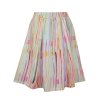 Jemná sukně do pasu LESLIE, letní proužky