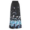 Dlouhá bavlněná sukně PATRICIA, modro černá