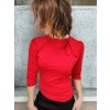 Červené dámské tričko BIBI, 3/4 rukávy