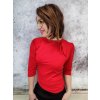 Červené dámské tričko BIBI, 3/4 rukávy