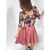 starorůžová kolová sukně GRETA outfit