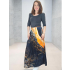 tričko BAYO šedé antracit stylizace modelka