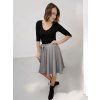 šedá kolová sukně GRETA outfit