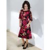 Volné šaty LAMIA, fuchsiové