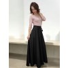zavinovací sukně černá