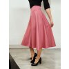 růžová dámská sukně