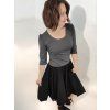balonová sukně Attica černá ženský outfit