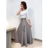 šedá zavinovací sukně