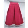 vínová dámská sukně