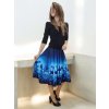 modrá dámská sukně