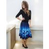 modrá dámská sukně