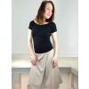 Elegantní béžová áčková sukně ENOLA