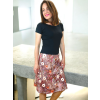 béžová áčková sukně DIEM letní outfit