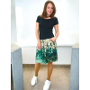 balonová sukně STELA zelenobéžová na modelce