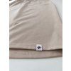 Detail směsového materiálu polyester viskóza elastan
