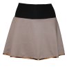 Dámská béžová minisukně, lem