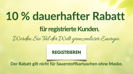 10 % Rabatt für registrierte Kunden