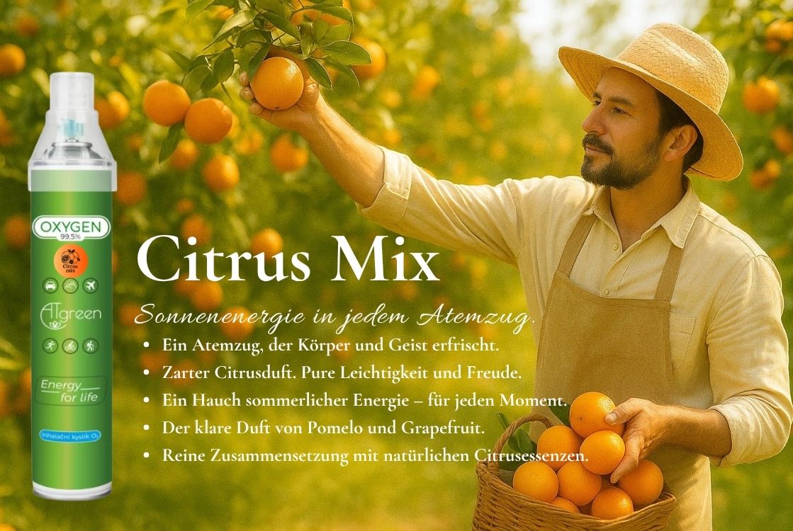 Inhalations sauerstoff O2 (14L) 1 St - Citrus mix