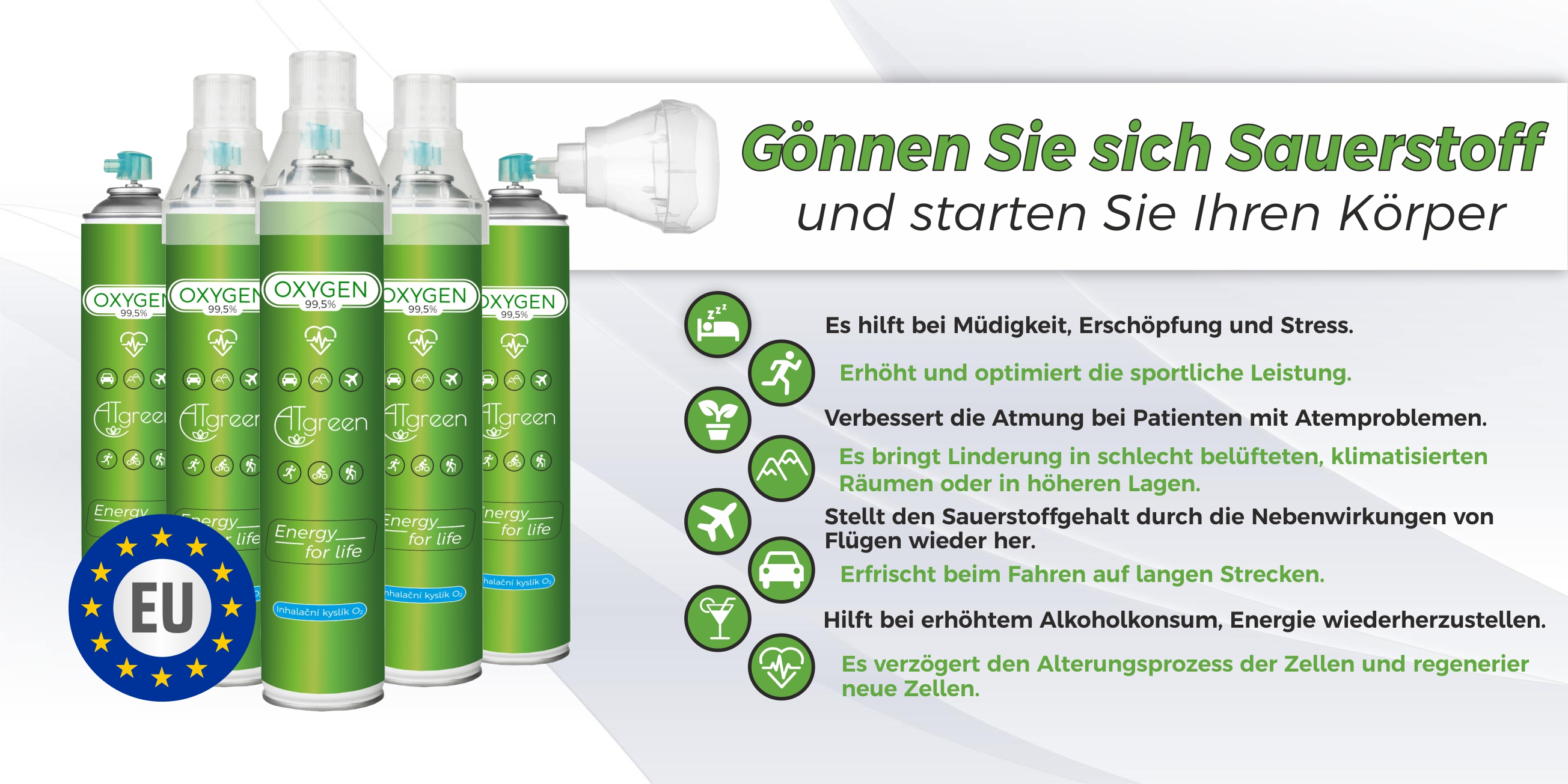 Inhalations sauerstoff O2