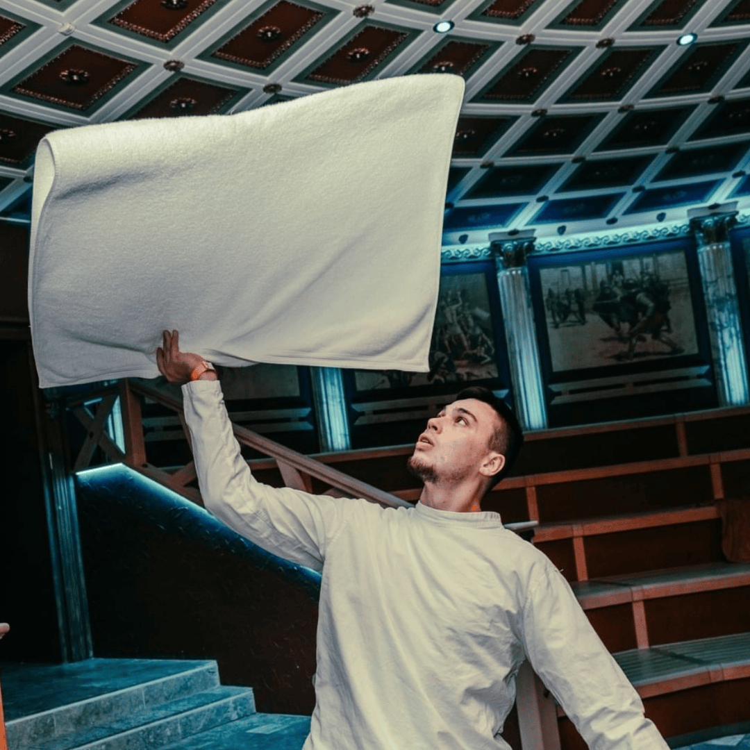 Towels for sauna masters