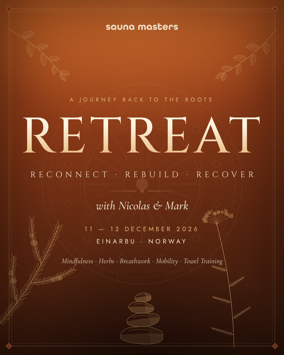 The Retreat – Einarbu, Norsko, 11.–13. prosince 2026