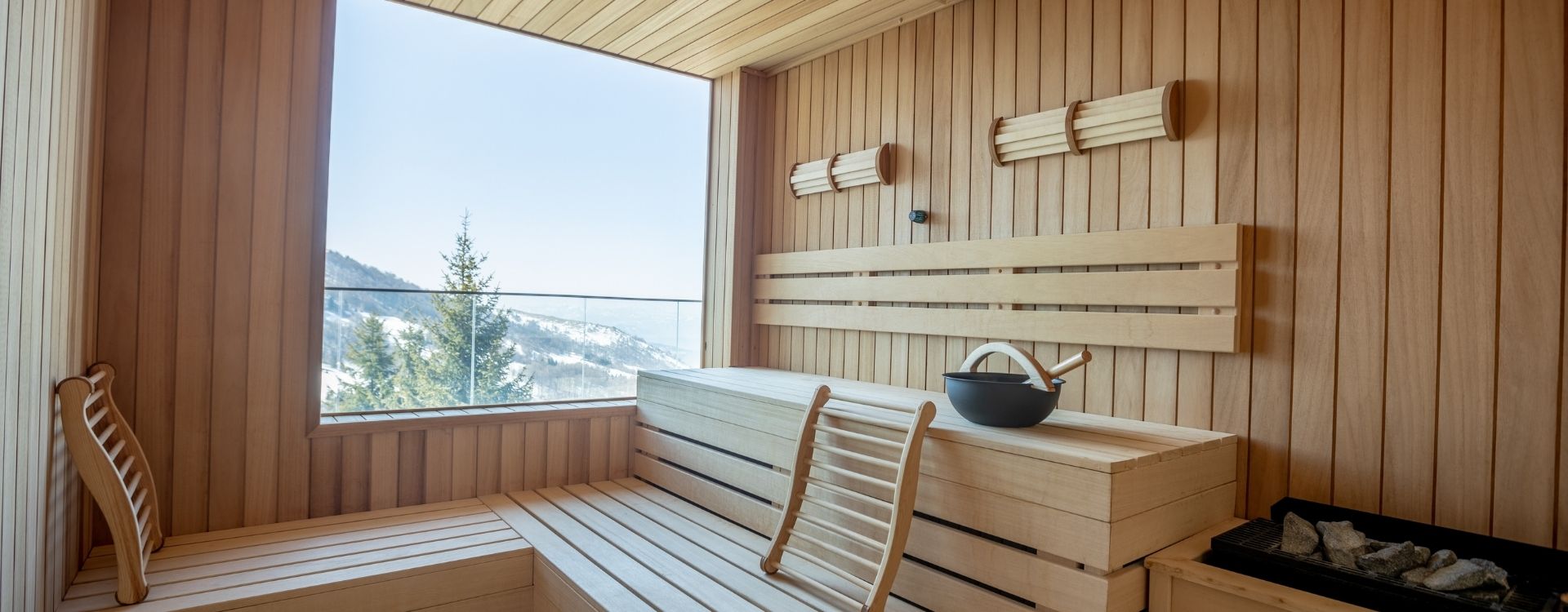 Sauna interiér