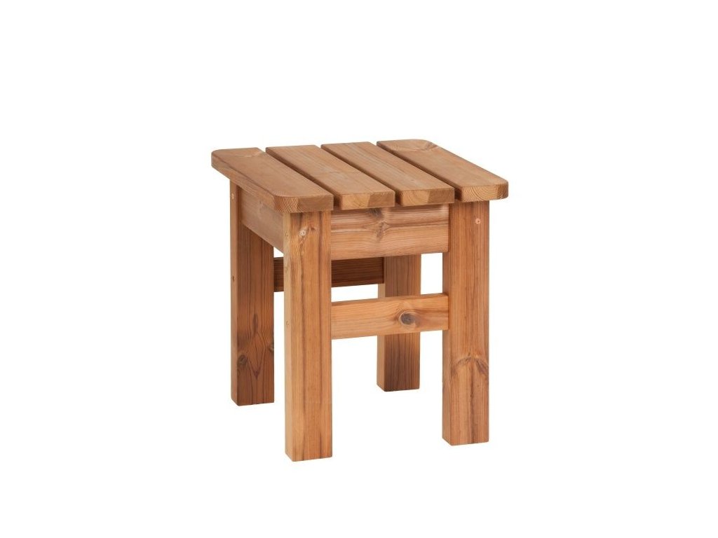 Dřevěný stolek - stolička thermowood