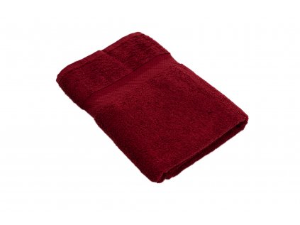 Bavlněný ručník bordo