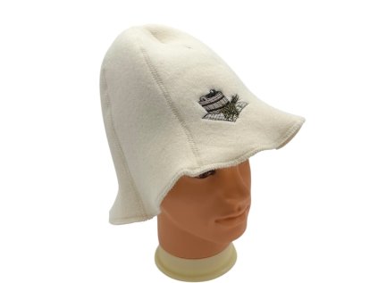 klobouk smetanový s vědrem na muž