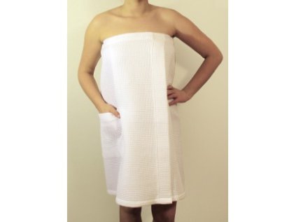 saunovy kilt vafla biely dámský