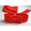 B MB06 čelenka červená s mašlí1