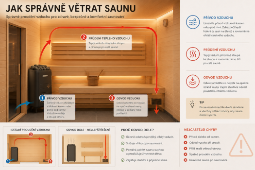 Jak správně větrat saunu