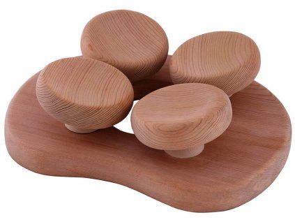 Sentiotec ergonomický podhlavník do sauny cedr