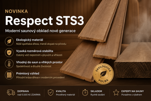 Respect STS3 – moderný saunový obklad novej generácie