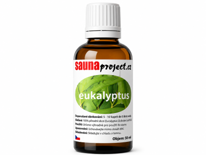 Saunaproject esencia do sauny eukalypt 50ml