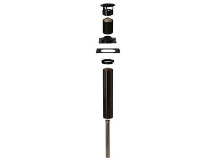 Narvi komín do sauny 15 Black Basic 120 × 1500 Ø255