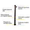 Hawaj solárna sprcha 38L čierno-strieborná s teplomerom