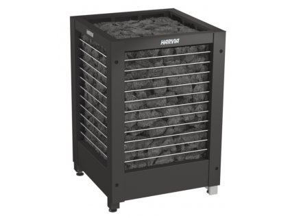 Modulo Combi Automatic MD135GSA, černá, 3 mřížky, Harvia saunové topidlo