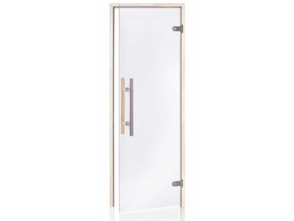 Dveře do sauny "A" Light Premium 7x19 Clear 690x1890 mm Osika, Harvia