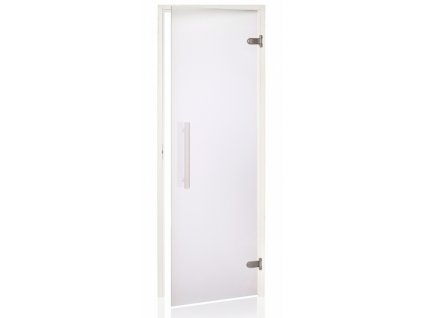 Dveře do sauny "A" 7x19 Satin 690x1890 mm White