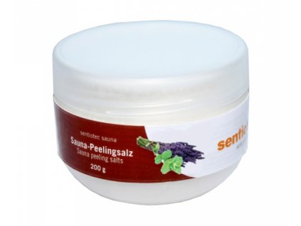 Peelingová sůl do sauny - Levandule a máta, 200g