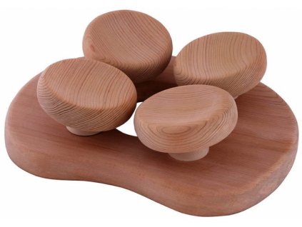 Masážní podhlavník Harvia, cedr