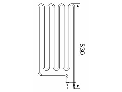 Topné těleso, spirála pro saunová kamna SW80 (E), 2600W/230V