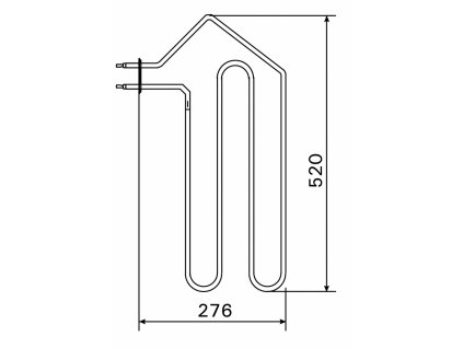 Topné těleso, spirála pro saunová kamna AF4/AFB4, 1333W/230V