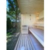 Venkovní sauna PINEA MINI v plné výbavě
