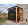 Venkovní sauna PINEA MINI v plné výbavě