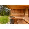 Luxusní venkovní sauna s odpočívárnou Pinea Maxi – plná výbava
