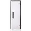Dveře do sauny "A" 7x19 Satin 690x1890 mm Black, Harvia