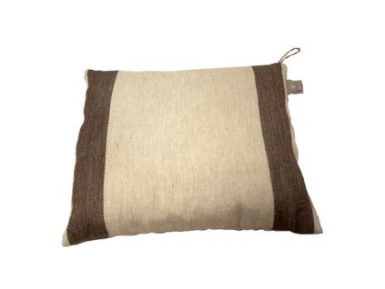 Saunový polštář světle hnědý 25 x 25 cm